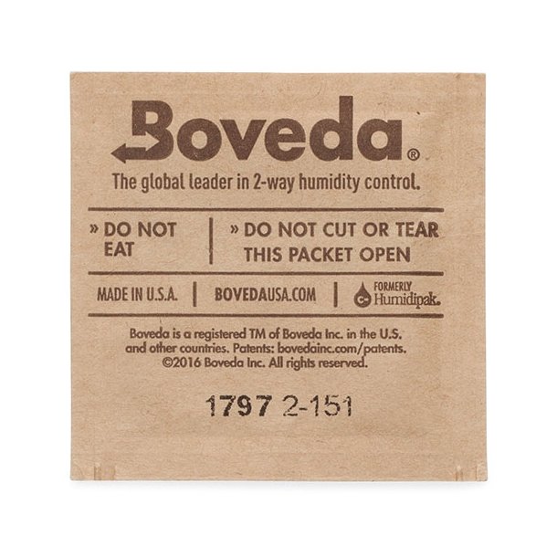 Retail Carton of 6 Boveda 62% RH 2-Way Humidity Control  320 gram 